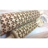 Rätselarbeit Pin Wooden Laser Graviert von SugaryHome