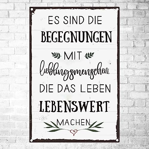 Sugeru Art Metallschild Sprüche Schilder Retro | poster deko büro terrassen vintage flur aesthetic room | schilder mit sprüchen | blechschilder sprüche | Wandschild Bade Wand Dekoration |20 x 30cm-B von Sugeru
