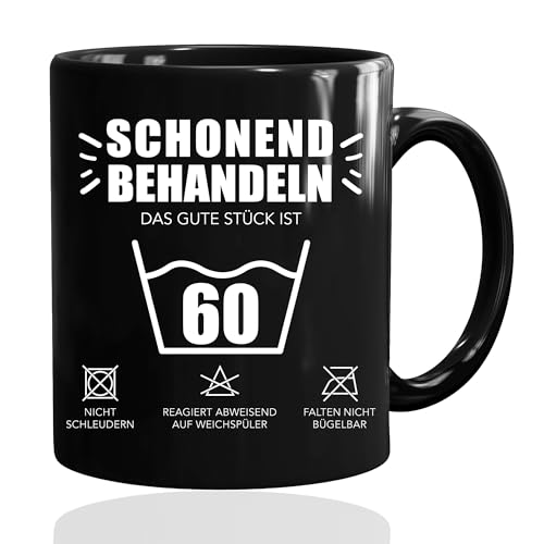 Sugeru Tasse - 60 Geburtstag Frau Geschenke Mann mit Spruch “Schonend behandeln Das gute Stück ist 60”,Lustige Geschenke,Geschenkidee für Den Runden Geburtstag Sugeru Tasse - 60 Geburtstag Frau Geschenke Mann mit Spruch “Schonend behandeln Das gute Stück ist 60”,Lustige Geschenke,Geschenkidee für Den Runden Geburtstag von Sugeru