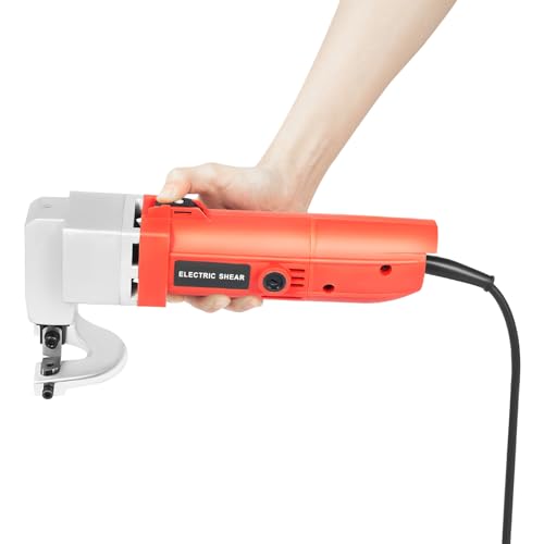 Elektrische Akku-Schere mit 500W Leder, Kunststoff & Dünne Metalle Mit Sicherheitssperre, 2 Ersatzklingen & USB-C Ladung Für Basteln, Handwerk & Profi-Einsatz von SuhoFutus