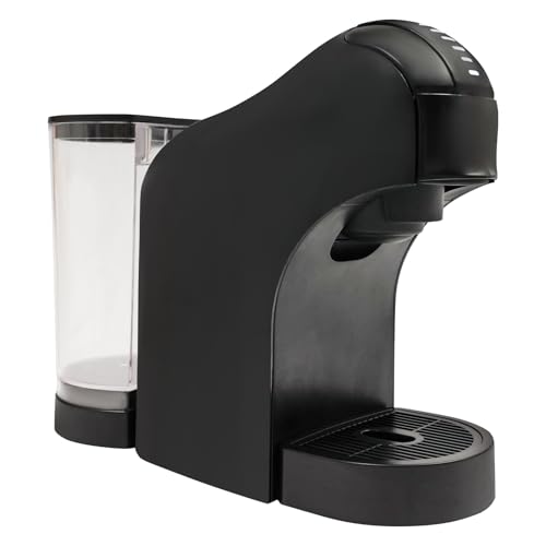 Kapselkaffeemaschine mit 1400W und 20Bar, Tassenfüllmenge für Espresso und Lungo,Schnell, Leistungsstark, Einfach zu Bedienen und Ideal für Zuhause oder Büro (Schwarz) von SuhoFutus