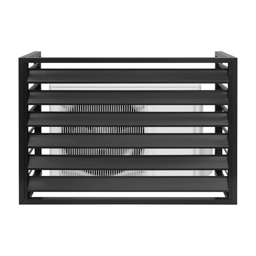 Klimaanlagenabdeckung 1.5P aus robustem Aluminium, doppelter Schutzschirm für Außen und Garten-Deko. Langlebige AC-Zaun-Abdeckung zum Verbergen und Schutz der Außeneinheit.Einfache Montage (Schwarz) Klimaanlagenabdeckung 1.5P aus robustem Aluminium, doppelter Schutzschirm für Außen und Garten-Deko. Langlebige AC-Zaun-Abdeckung zum Verbergen und Schutz der Außeneinheit.Einfache Montage (Schwarz) von SuhoFutus