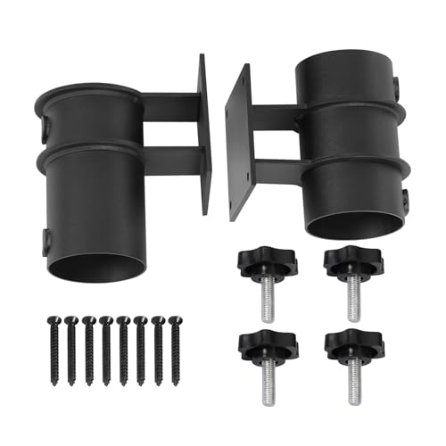 SuhoFutus Sonnenschirm Halterung Balkon 2er-Set, Terrassenschirmhalter, Verstellbare Sonnenschirm Halterung für Zäune, Balkon oder Innenhof, für Flachwinkel-Sonnenschirmständer (180°) von SuhoFutus