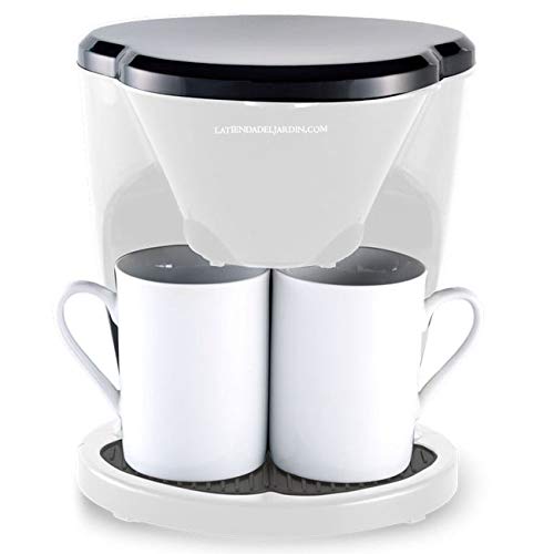 Suinga Kaffeekanne aus Tropfer, 0,6 l, 2 Tassen, 450 W, Maße: 17 x 15 x 20 cm, Schwarz von Suinga