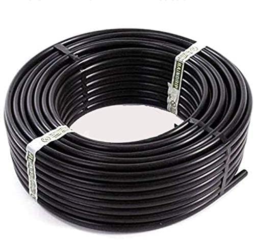 Suinga Polyethylenrohr 16mm | Landwirtschaftliches Rohr 16mm 4 bar 200 Meter | Bewässerungsrohr 16mm | Bewässerungsschlauch 16 mm | Tropfbewässerungsrohr 16 mm, schwarz von Suinga