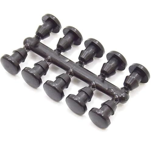 Suinga Packung mit 100 Stopper 4mm für Mikroschläuche und Tropfverschluss - Praktische Lösung für Bewässerungssysteme - Schwarz von Suinga
