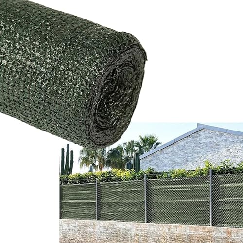 Suinga Schattennetz Dunkelgrün 2 x 10 m | Sichtschutz für Ihre Terrasse oder Garten | Sichtschutz 85 % 90 g/m² von Suinga