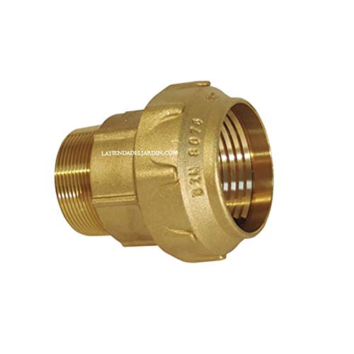 Suinga Verbindungsmuffe, Messing, 50 mm x 1 1/2 Zoll für PE-Rohr 50 mm x 1 1/2 Zoll Suinga Verbindungsmuffe, Messing, 50 mm x 1 1/2 Zoll für PE-Rohr 50 mm x 1 1/2 Zoll von Suinga