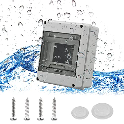 Sicherungskasten Aufputz Ip65 Wasserdicht Verteilerkasten Aufputz 1 Reihig Von 5 Modulen Geeignet Hutschienengehäuse Kleinverteiler Für Outdoor-Gärten, Bauernhöfe, Shop-Säulen, Nassräume Sicherungskasten Aufputz Ip65 Wasserdicht Verteilerkasten Aufputz 1 Reihig Von 5 Modulen Geeignet Hutschienengehäuse Kleinverteiler Für Outdoor-Gärten, Bauernhöfe, Shop-Säulen, Nassräume von Suitedget