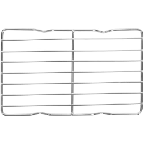 1-Teiliges Kühlregal aus Edelstahl - Rechteckiges Gitter zum Braten, Grillen, Kochen und Trocknen von Kuchen, Pizza, Fleisch (Spülmaschinenfest, 13.5x21.5cm) von Suixtil