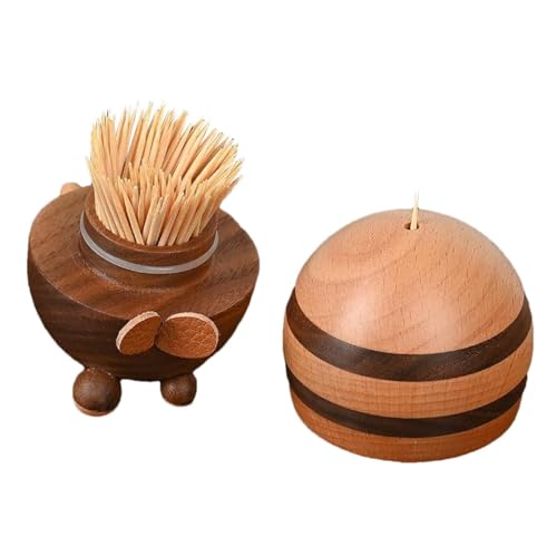 Bienenform Zahnstocherspender mit 150 Zahnstochern - Zahnstocherhalter mit Bienendekor für Küche, Haushalt & als Heimdekoration Bienenform Zahnstocherspender mit 150 Zahnstochern - Zahnstocherhalter mit Bienendekor für Küche, Haushalt & als Heimdekoration von Suixtil