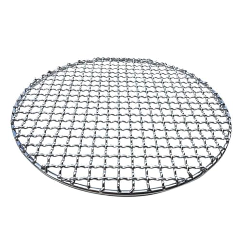 Rundes Grillgitter aus Edelstahl - Antihaftbeschichtetes Bratennetz & Grillrost für Vielseitigen Einsatz (Backen, Grillen, Kühlen)(30 cm) von Suixtil