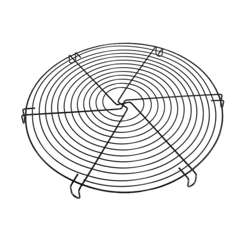 Stabiler Kuchen-Kühlrost aus Eisen mit Antihaft-Beschichtung - Großer Kühlbereich für Torten, Cupcakes, Kekse & Heiße Gerichte (Ofenfest & Vielseitig) von Suixtil