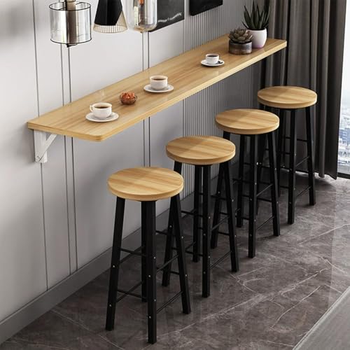 Suixtil An der Wand montierter Esstisch – platzsparender, klappbarer Küchen-Stehtisch for den privaten und gewerblichen Gebrauch(Walnut,60 * 40cm/23.6 * 15.7in) von Suixtil