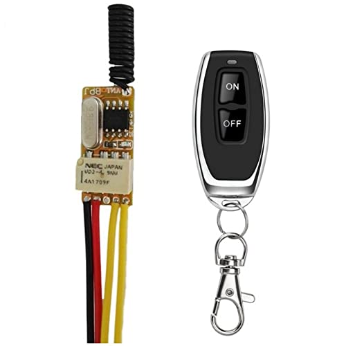 Sujurio 1 Set 433 MHz 4,2 V 4,5 V 5 V 6 V 7,4 V 9 V 12 V kleine Relaisschalter Funkschalter Sujurio 1 Set 433 MHz 4,2 V 4,5 V 5 V 6 V 7,4 V 9 V 12 V kleine Relaisschalter Funkschalter von Sujurio