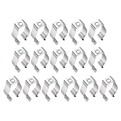 Sujurio 120 Stück T8 LED-Glühbirnen, U-Clips, Halter, Leuchtstoffröhre, Lampenhalterung von Sujurio