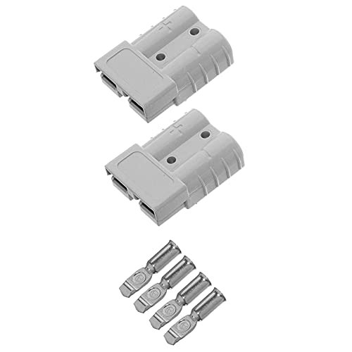 Sujurio 2 Stück Quick Connect Stecker 175A 600V Akku Schnellverbinder Netzstecker Winde Anschluss Grau für maximal 1AWG Draht Sujurio 2 Stück Quick Connect Stecker 175A 600V Akku Schnellverbinder Netzstecker Winde Anschluss Grau für maximal 1AWG Draht von Sujurio