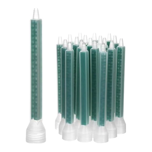 Sujurio 24-Element-Epoxid-Mischdüse, Statische Mischdüsenspitze für Klebstoffkartuschen, 20 Stück von Sujurio