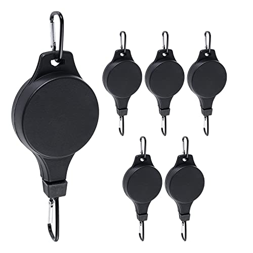 Sujurio 6 Pack Plant Pulley Retractable Hanger Plant Pulley Adjustable Height Wheel for Hanging Plants Indoor Black Sujurio 6 Pack Plant Pulley Retractable Hanger Plant Pulley Adjustable Height Wheel for Hanging Plants Indoor Black von Sujurio