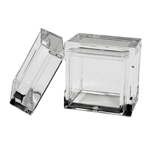 Sujurio Acryl-Box-Tabletts für 10 mm große Elemente, transparente Hülle, Periodensystem-Halterung für Elemente, einfache Installation, 10 Stück von Sujurio