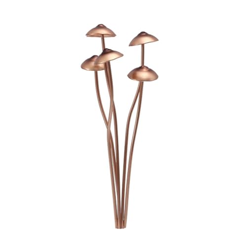 Sujurio Dekorative Gartenstäbe Aus Metall in Pilzform, Perfekt für die Frühlingsdekoration im Freien und Als Ergänzung zu Ihrer Metallblumen-Dekoration im Freien von Sujurio