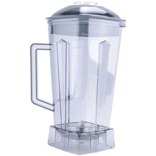 Sujurio Ersatzkrug für Mixer, Ersatzteil, transparent, 2 l Fassungsvermögen, kompatibel mit Silver Blender von Sujurio