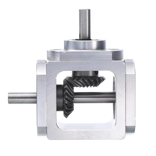 Sujurio Gear-Box 90 Grad rechtwinkliges Kegelradgetriebe 1:1 Einzelausgangswelle 1 Modul 20 Zähne Kegelradgetriebe Aluminiumrahmen Sujurio Gear-Box 90 Grad rechtwinkliges Kegelradgetriebe 1:1 Einzelausgangswelle 1 Modul 20 Zähne Kegelradgetriebe Aluminiumrahmen von Sujurio