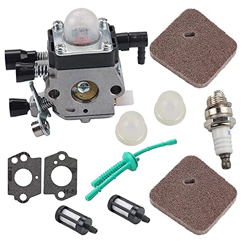Sujurio HS45 FS38 Vergaser ist geeignet für C1Q-S97 C1Q-S186 FS46 FS55 KM55 FS45 FS45C FS46C FS55C FS55R FS55RC Unkrautjäter von Sujurio