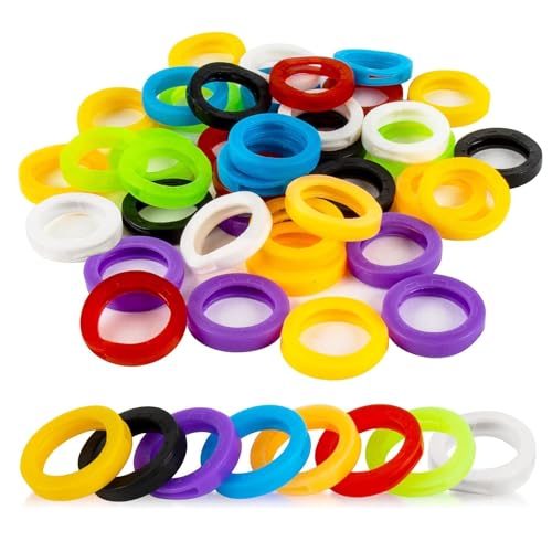 40 Stück Schlüsselabdeckungen Schlüsselkappen – Sukh Key Identifiers Covers Key Protector Key Markers Tags 8 Assorted Colors 40 Stück Schlüsselabdeckungen Schlüsselkappen – Sukh Key Identifiers Covers Key Protector Key Markers Tags 8 Assorted Colors von Sukh