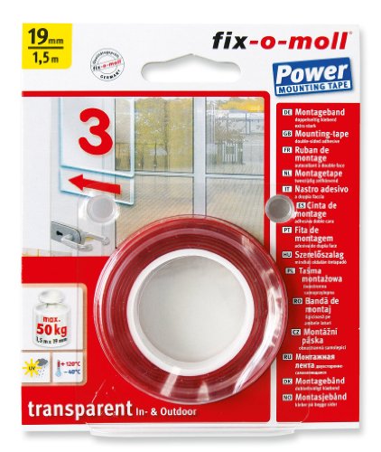 Ritterrath Power-Mount transparent 50kg 150cm 19mm, 3563049 von Suki