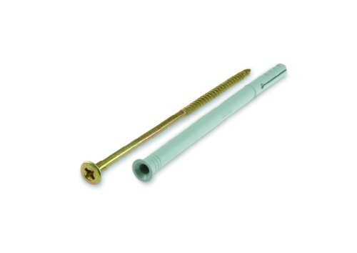 suki 40 Stück Nageldübel 8 x 100 mm Nylon mit Nagel, 3011357 von Suki