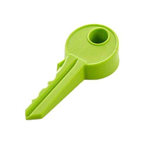 Sukisuki Türstopper-Keil aus Silikon/Gummi, Form: Schlüssel, für eine kindersichere Wohnung, Silikon, grün, Einheitsgröße von Sukisuki
