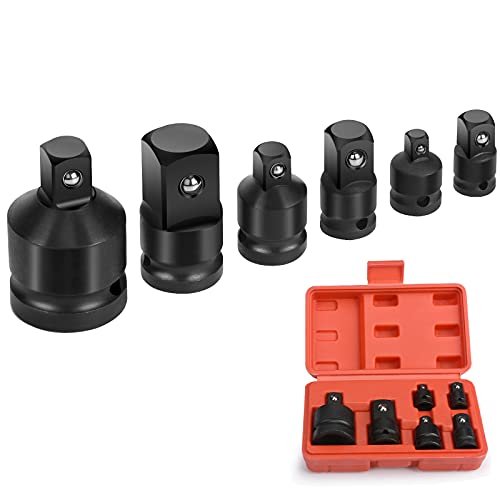 sukudon Adapter-Satz | 6-tlg. | 1/4" auf 3/8", 3/8" auf 1/4", 3/8" auf 1/2", 1/2" auf 3/8", 1/2" auf 3/4", 3/4" auf 1/2" von Sukudon