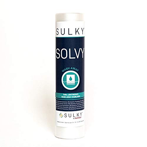 Sulky Solvy wasserlösliche Folie 25 cm x 10 m/transparent (transparent, 25 cm x 10 m) von Sulky