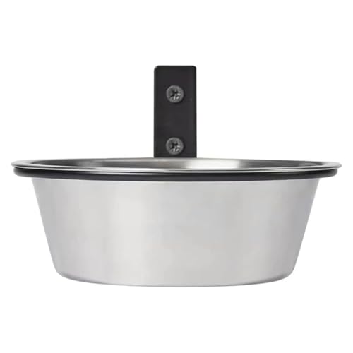 Robuste hängende Futternäpfe aus Edelstahl, Faltbare Futter- und Wassernäpfe, Bequeme, an der Wand montierte Futterstation für Futter und Wasser für Hunde von Sullosing
