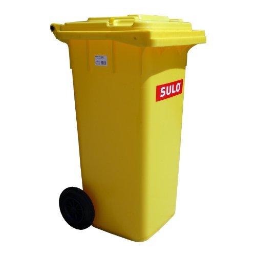 MÜLLGROßBEHÄLTER FAHRBAR 120LTR GELB von Sulo