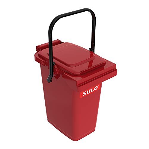 Müllbehälter/Abfalleimer 25 Liter rot von Sulo