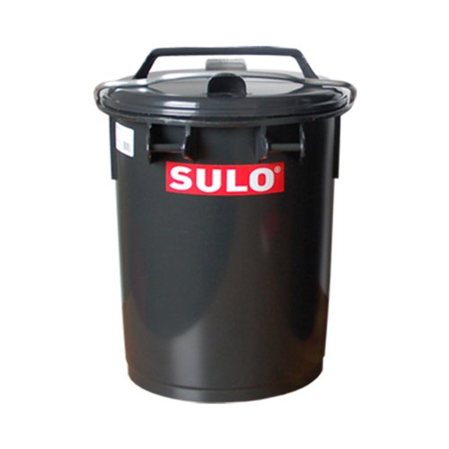 Mülleimer mit Verschlussbügel und Tragegriffen Größe: 35L von Sulo