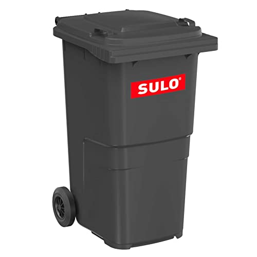 Müllgroßbehälter 240l grau a.Niederdruck-PE Rad-D.200mm von Sulo