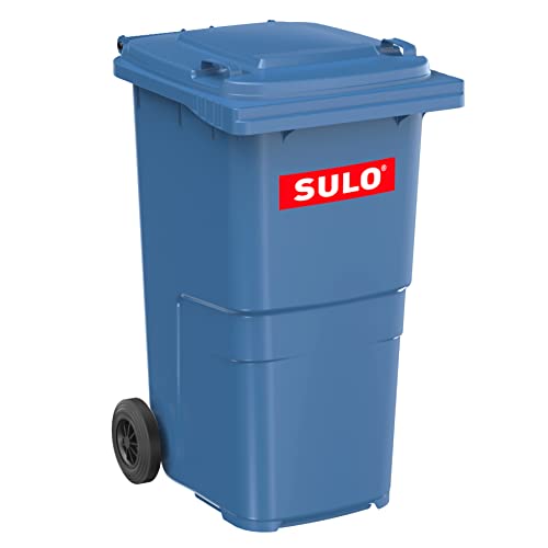 SULO CITYBAC 240 Liter Mülltonne Blau MGB240 Müllbehälter Abfalltonne Made in Germany Extra Starker Kunststoff Leise Vollgummiräder Leicht zu Reinigen UV-beständig Verrottungsfest von Sulo