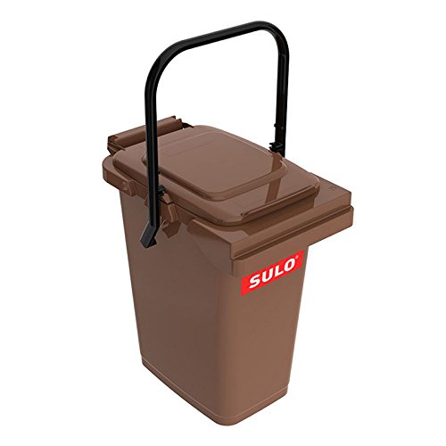 SULO Müllbehälter Mülleimer MB 25, Inhalt 25 l - Braun von Sulo