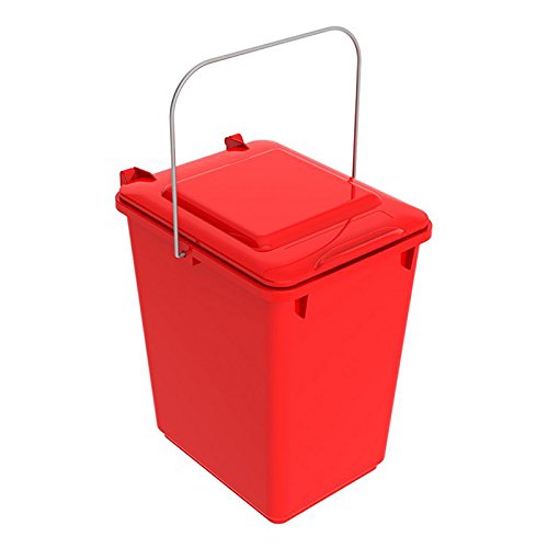 SULO Mülleimer Vorsortierbehälter Bio Boy, Inhalt 10 l - Rot von Sulo