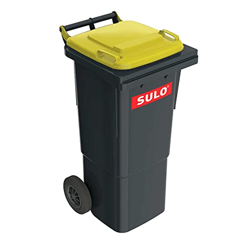 Sulo 60 Liter Mülltonne mit Gelben Deckel von Sulo
