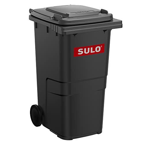Sulo Mini-Mülltonne original große Ausführung 240 Liter GRAU Miniatur Behälter Aufbewahrung Tischmülleimer Stiftehalter Büro Spielzeug Sammlerstück von Sulo