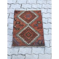 Kleiner Teppich Oushak Kleiner Vintage Türkisch Boho 2, 5x2, 0Feet Kleiner Teppich Oushak Kleiner Vintage Türkisch Boho 2, 5x2, 0Feet von Sultanhancarpet