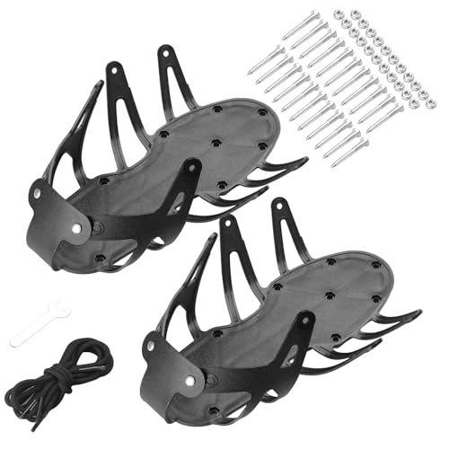 Belüfter-Schuhe, Spike-Schuhe mit Schnürsenkeln, verstellbarer Riemen, robuster Entfeuchter für Bodenlockerung, Epoxidböden, Landschaftsbau, Boden, Terrasse, Kultivierung, Outdoor-Gärtner von Sulxyi