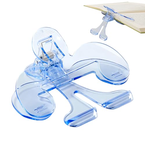 Buchhalter 12° - Tragbare Buchhalter Zum Blätterfixieren,Transparente Buchklemme Für Haushalt Schule Studium Buchhalter 12° - Tragbare Buchhalter Zum Blätterfixieren,Transparente Buchklemme Für Haushalt Schule Studium von Sulxyi