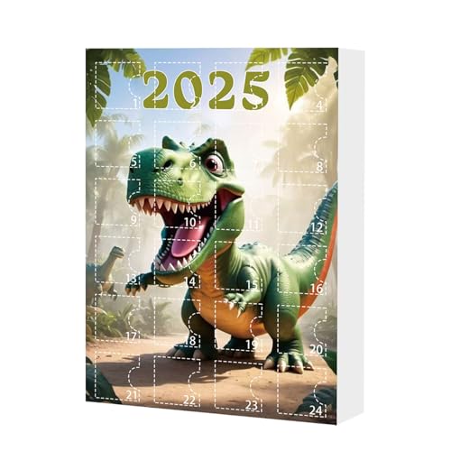 Christmas Countdown,Dezember Kalender Countdown - Mit 24 Boxen 2D Acryl Dinosaurier Alphabet Motiv Für Weihnachtsfest Mädchen Männer Frauen Kinder Geschenkfüllung Christmas Countdown,Dezember Kalender Countdown - Mit 24 Boxen 2D Acryl Dinosaurier Alphabet Motiv Für Weihnachtsfest Mädchen Männer Frauen Kinder Geschenkfüllung von Sulxyi