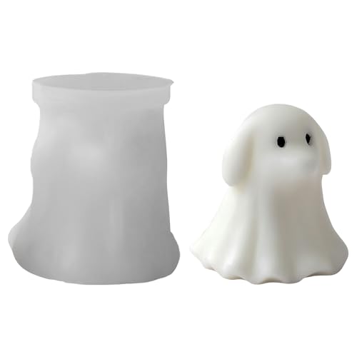 Halloween-Kerzenformen, Geister-Silikonform für Fondant, Epoxidharz, Basteln, Formen für Ton, Gips, , Schokolade, Aromatherapie Halloween-Kerzenformen, Geister-Silikonform für Fondant, Epoxidharz, Basteln, Formen für Ton, Gips, , Schokolade, Aromatherapie von Sulxyi