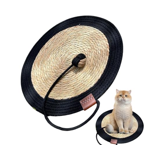 Katzen Kratzmatte - Kratzmatte Für Katzen - Kratzbrett Mit Ballspielzeug Möbelschoner Für Boden Interaktiv Zum Spielen Für Ecken,Für Interaktives Spiel In Bodenecken Katzen Kratzmatte - Kratzmatte Für Katzen - Kratzbrett Mit Ballspielzeug Möbelschoner Für Boden Interaktiv Zum Spielen Für Ecken,Für Interaktives Spiel In Bodenecken von Sulxyi